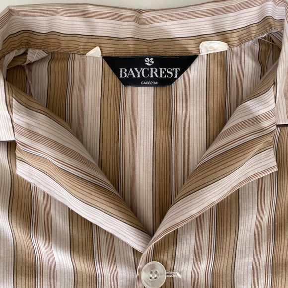 SOLD ON DEPOP Vintage Cotton Striped PJ Set - Picture 5 of 8